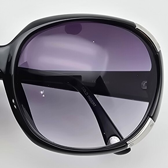 Michael Kors MKS205 Beverly Hills Black Frame Grey Gradient Lens Sunglasses 59mm